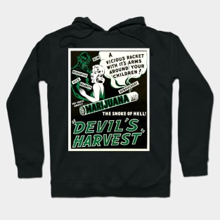 1940s propaganda film poster - Devil's harvest Hoodie